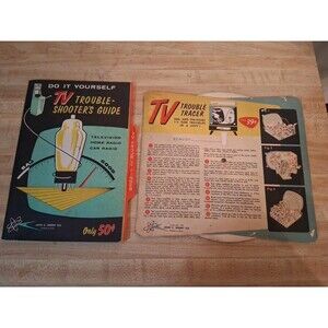 1959 John C. Sperry TV Trouble Shooter’s Guide & Trouble Tracer Set Vintage Tube